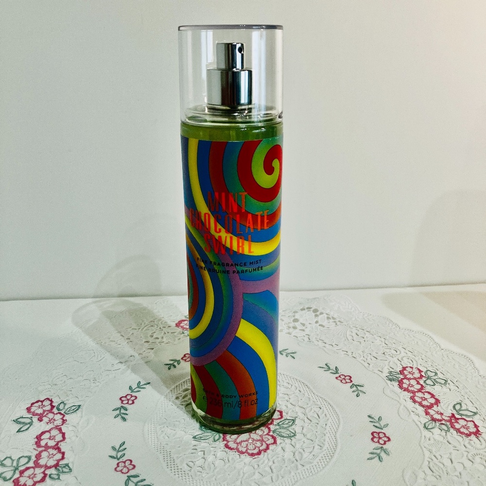 Bath and Body Works Mint Chocolate Swirl Fine Fragrance Mist - NEW